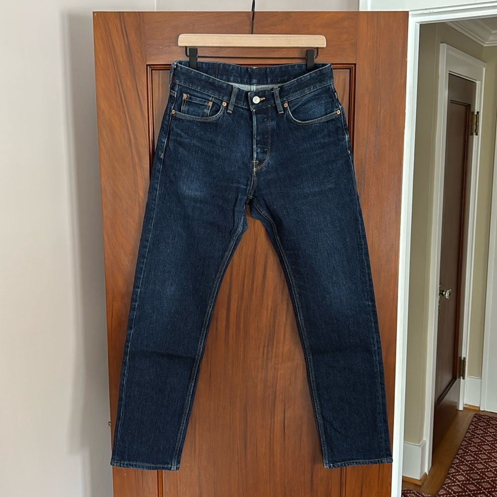 Buck Mason Men’s Japanese Denim Ford Standard Jean in Dark Rinse (31x32)